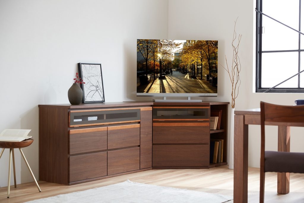 コーナーTVボード ハイタイプ - 家具のアイソウ