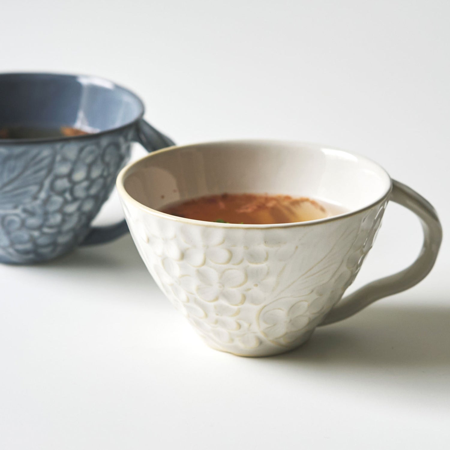 希少】Asprey アスプレイ 花柄 スープカップ＆ボウル 英国製 希少