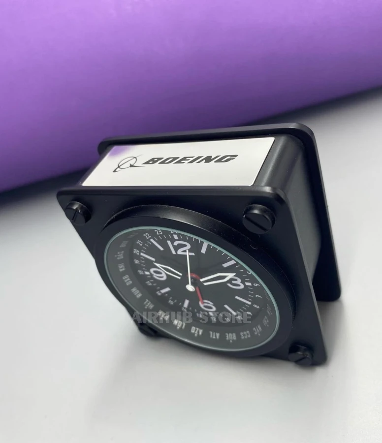 Aviation alarm clock Boeing Pilot World Time