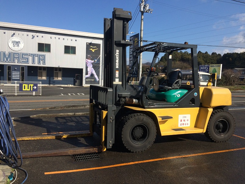 7tディーゼルフォークリフトFSE708 コマツ 中古 | 株式会社アイリテクノ