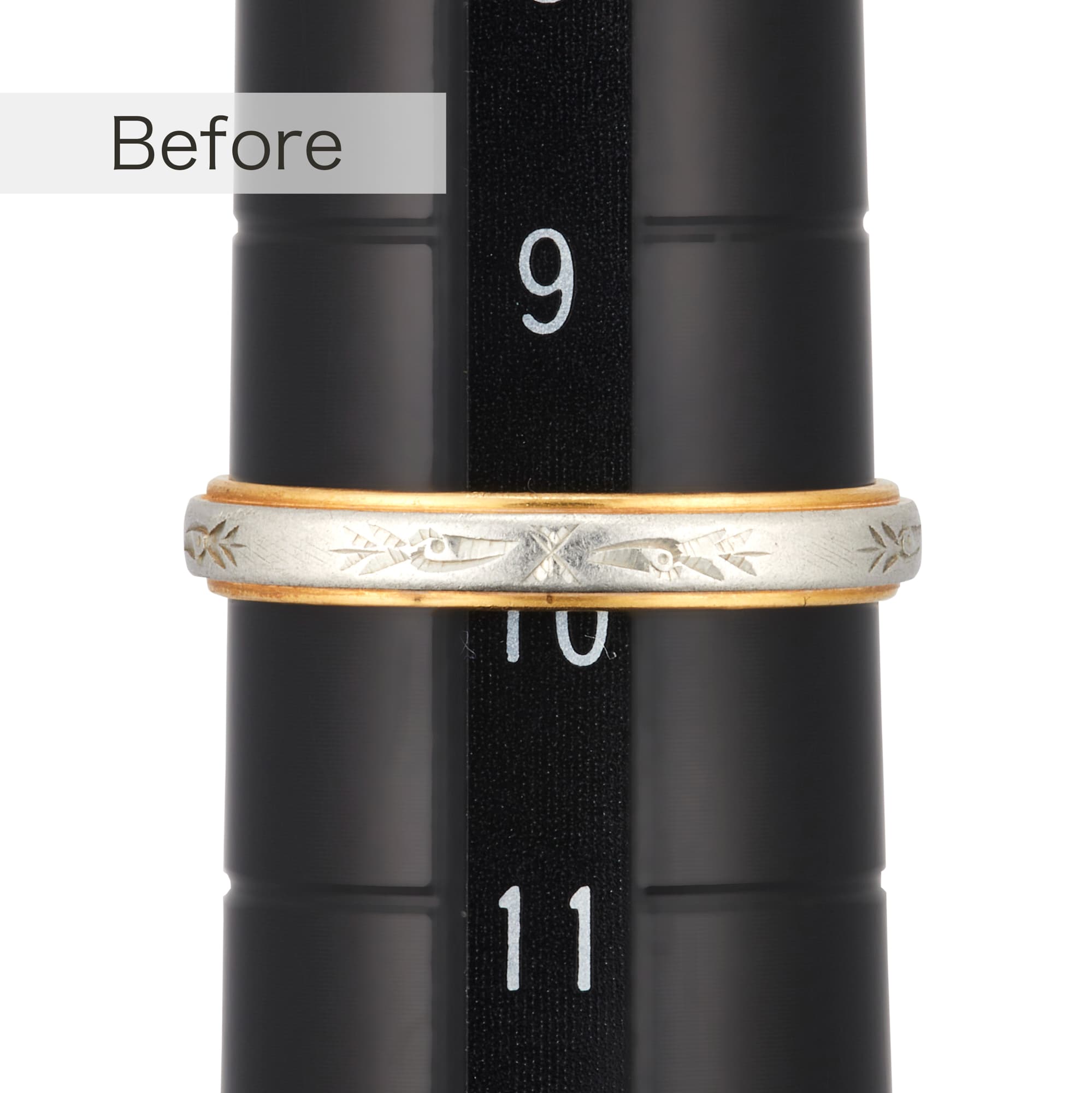 コンビリングのサイズ直し ｜実例・値段｜【ajour】ジュエリー