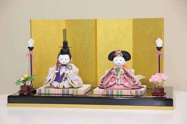 伝統工芸士が制作した世界に一つの雛人形です。江戸時代からの伝統工芸