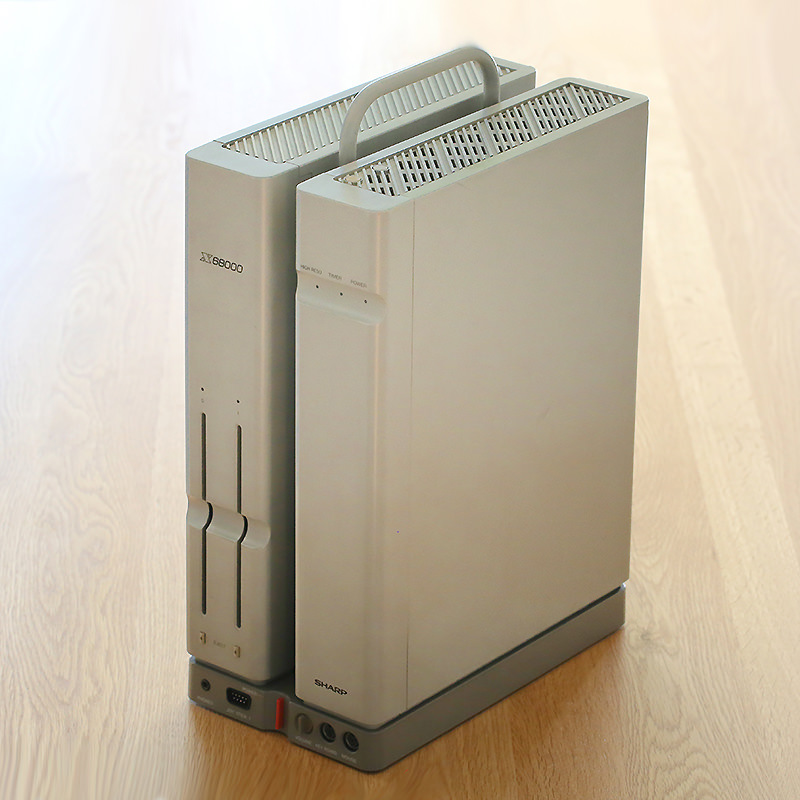 SHARP X68000 CZ-600C 修理 備忘録 メインボードの二次電池の液漏れ