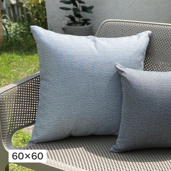 マルストレ屋外クッション 60角 ライトグレー /A(ライトグレー