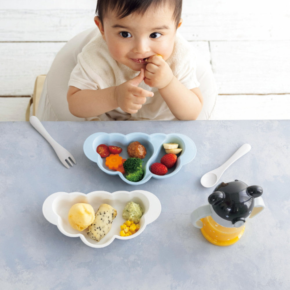 10 mois(ディモワ)マママンマ プレートセット＆マグ ピンク – AOYAMA