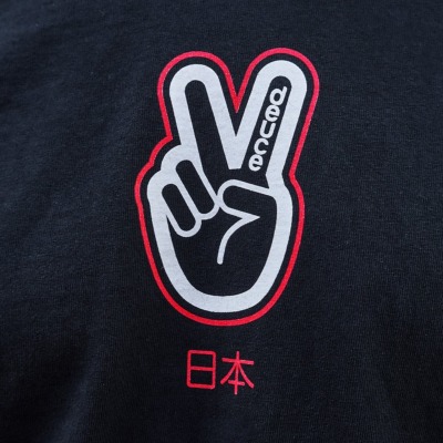 Mサイズのみ］deuce ストリートTシャツ【JAPAN】ブラック│バスケ用品