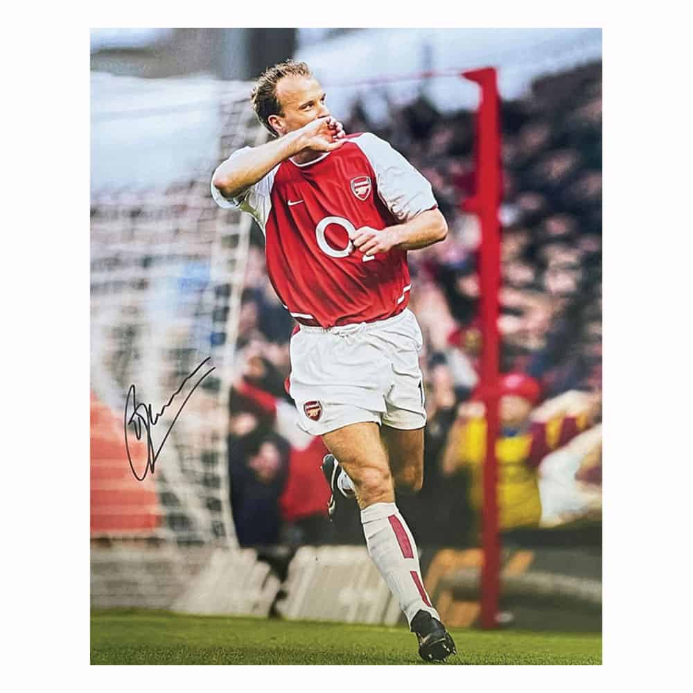 デニス・ベルカンプがアーセナルにサインした写真 - オールスターサイン会