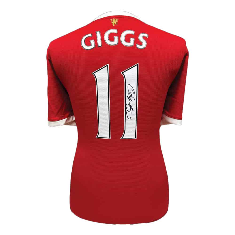ライアン・ギグスがマンチェスター・ユナイテッドの11年ユニフォームに
