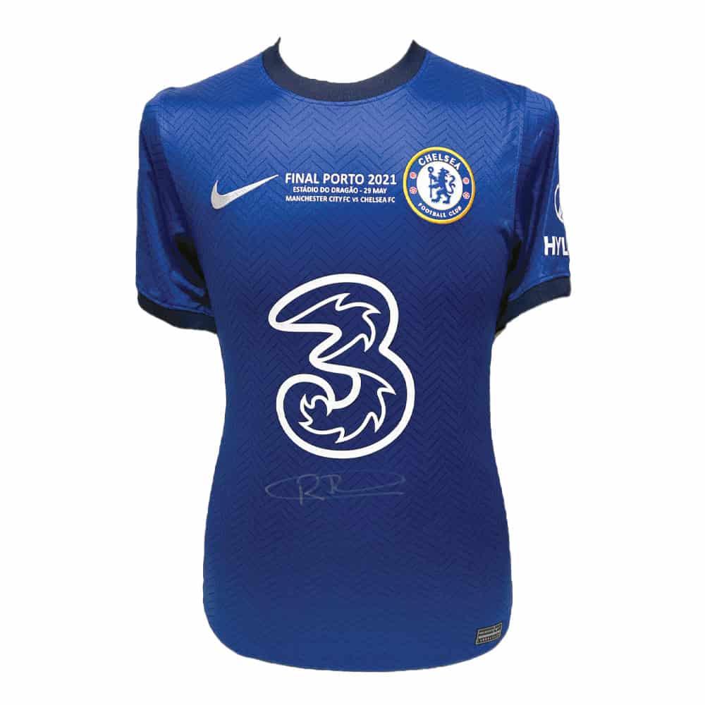 リース・ジェームズがチェルシー 2020/21 ユニフォームにサイン