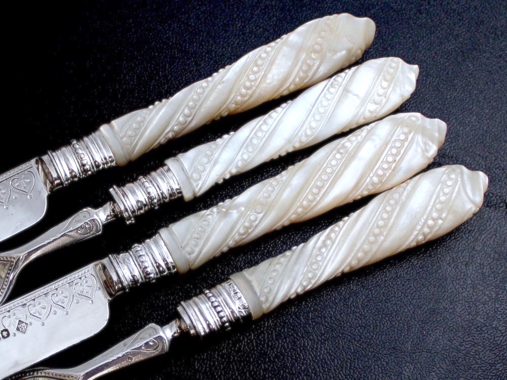 白蝶貝カトラリーのつなぎ目素材について | アリスアンティークスブログ