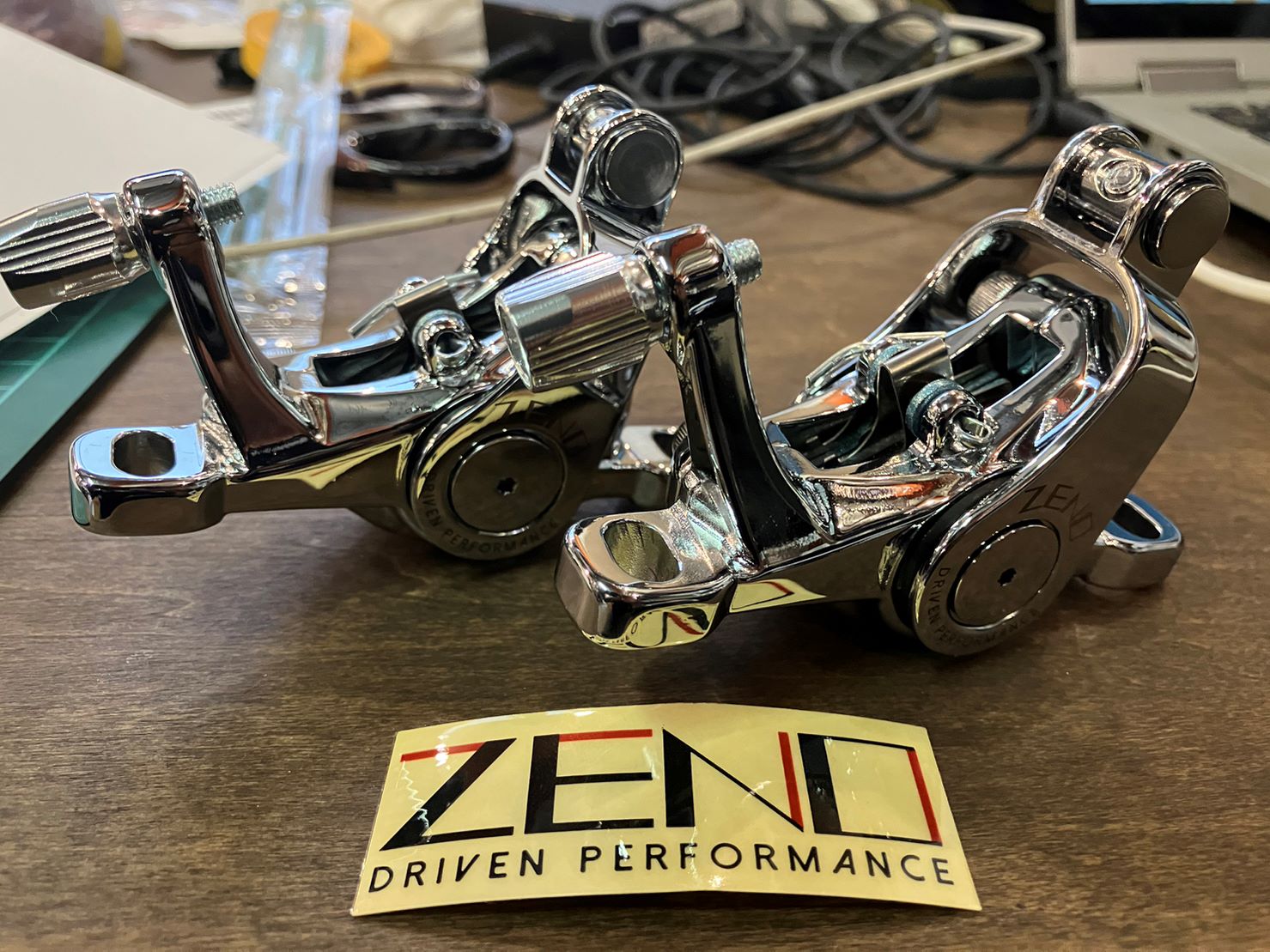 ZENO / SPEED CLIP DUAL PISTON MECHANICAL DISC BRAKE / Chrome » ALT