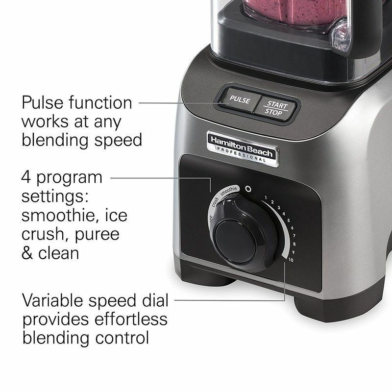 静音 消音 ブレンダー ミキサー ハミルトンビーチ 1.0L BPAフリー