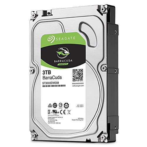 Seagate Barracuda 3TB Surveillance Hard Drive - SATA 6Gb/s 64MB