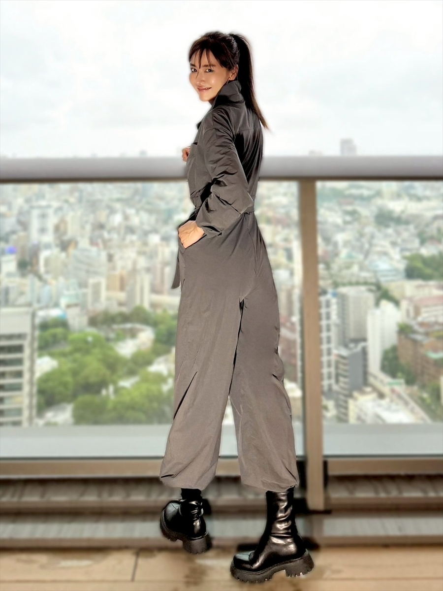 Shihoセレクト】ベルト付きジャンプスーツ Day and Grade