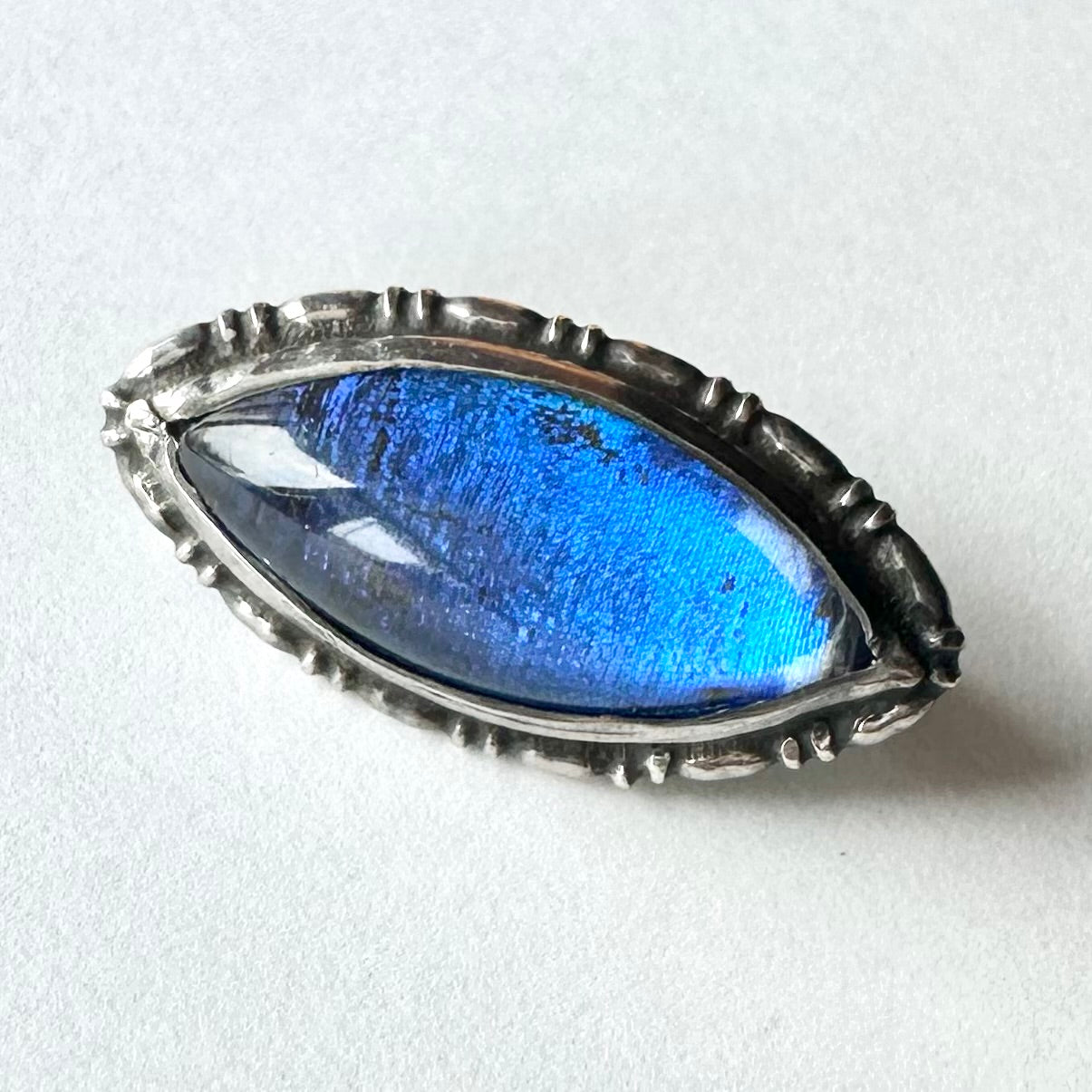 Thomas L. Mott バタフライウィング アイシェイプ ブローチ – Amelie