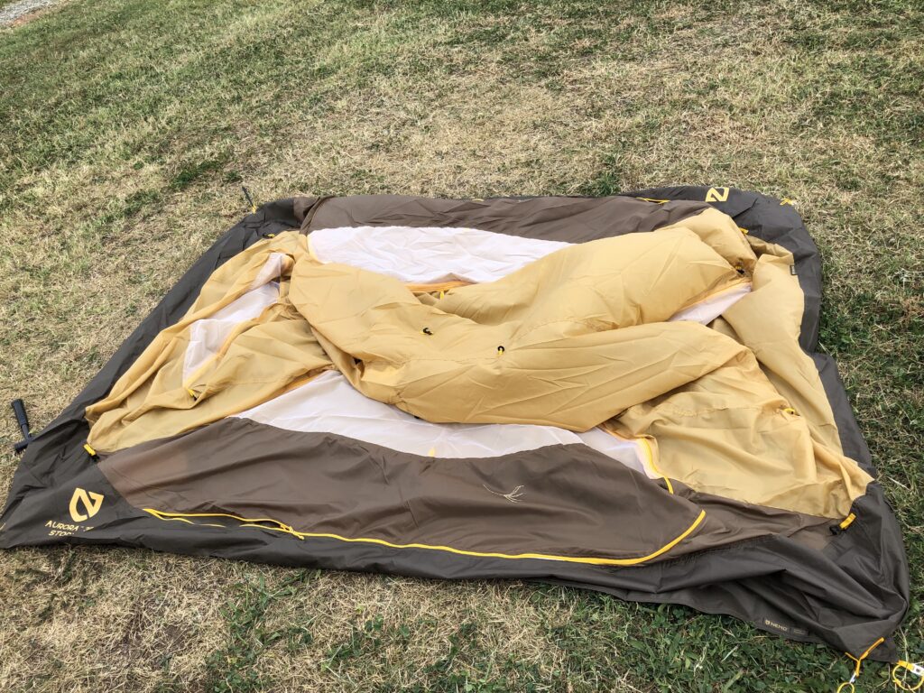 NEMO AURORA STORM 3P／ニーモ オーロラストーム3P の試し張り - AMEMO