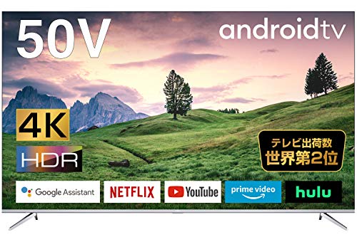 あまてむ｜TCL 50V型 4K対応 液晶テレビ スマートテレビ(Android TV