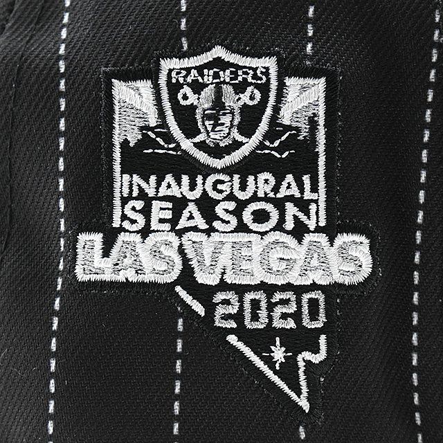 ニューエラ キャップ 59FIFTY ラスベガス レイダース NFL PINSTRIPE