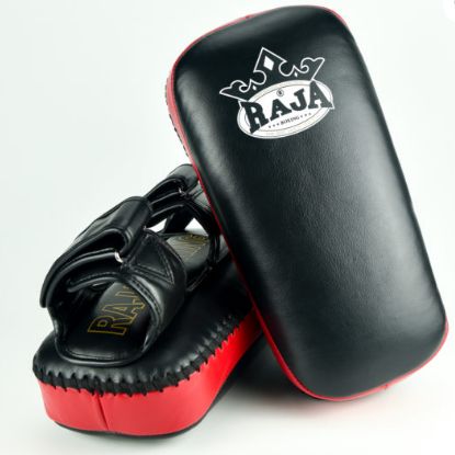 THAISMAI (タイサマイ) キックミット 黒に赤ライン2個セット THAISMAI