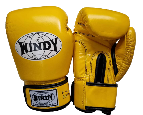 WINDY ウィンディ キック ボクシンググローブ 黄色 yellowの個人輸入