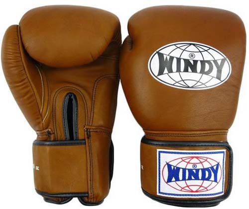 WINDY ウィンディ キック ボクシンググローブ 茶色 brownの個人輸入