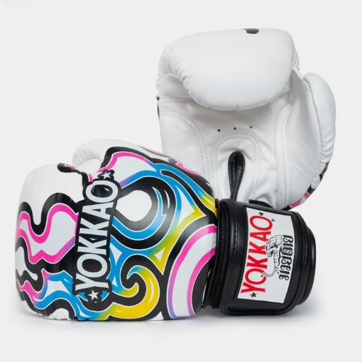 Yokkao ヨッカオ フレイムス ボクシンググローブ ホワイトの個人輸入