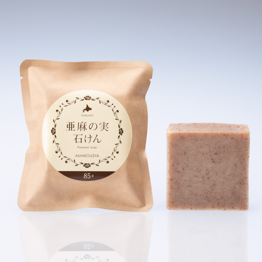亜麻の実石けん85g フローラルフォレストの香り | こだわりの亜麻仁油
