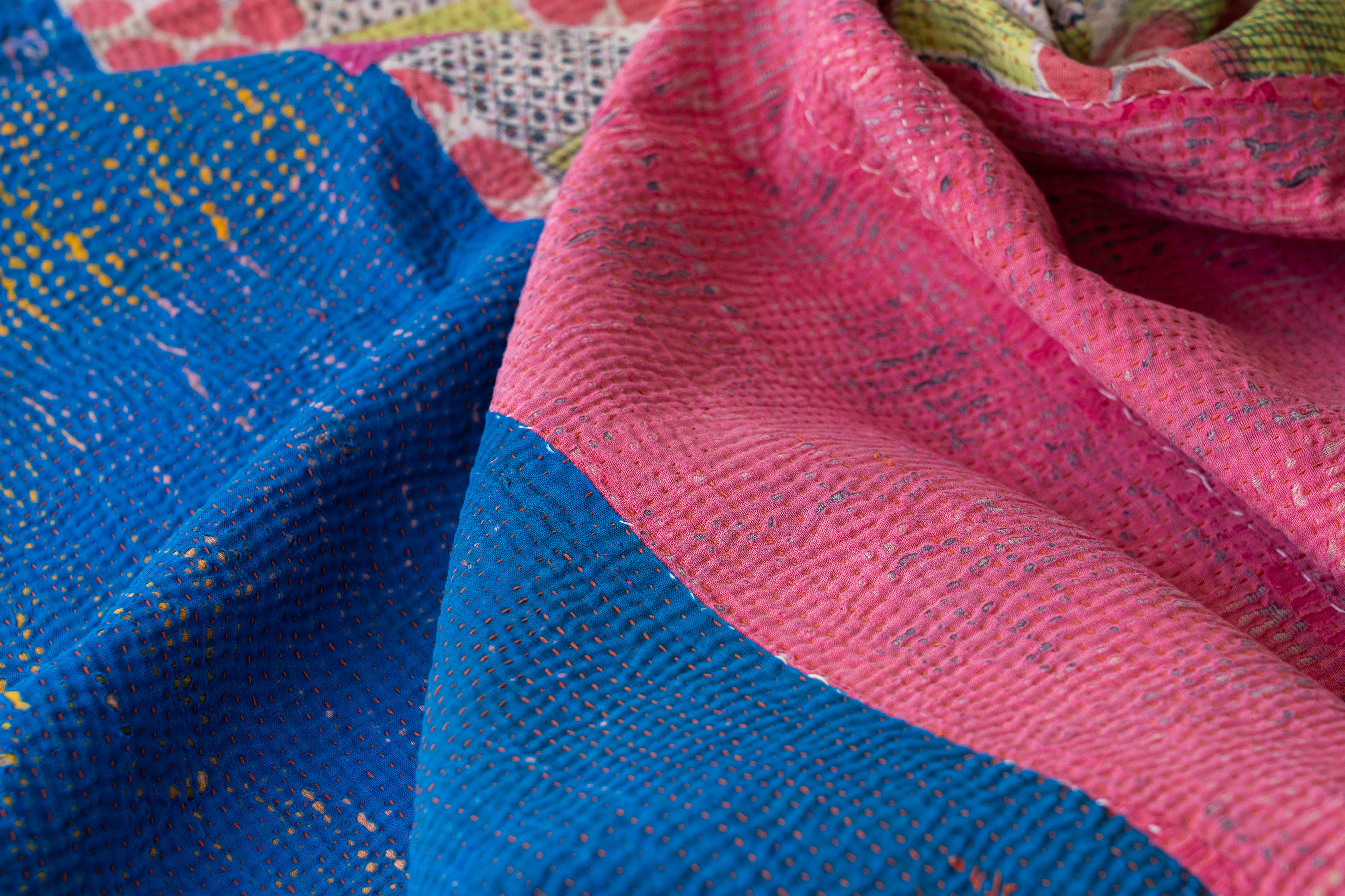 インド産 カンタキルト・ラリーキルト】ヴィンテージラグ専門店 amaleh