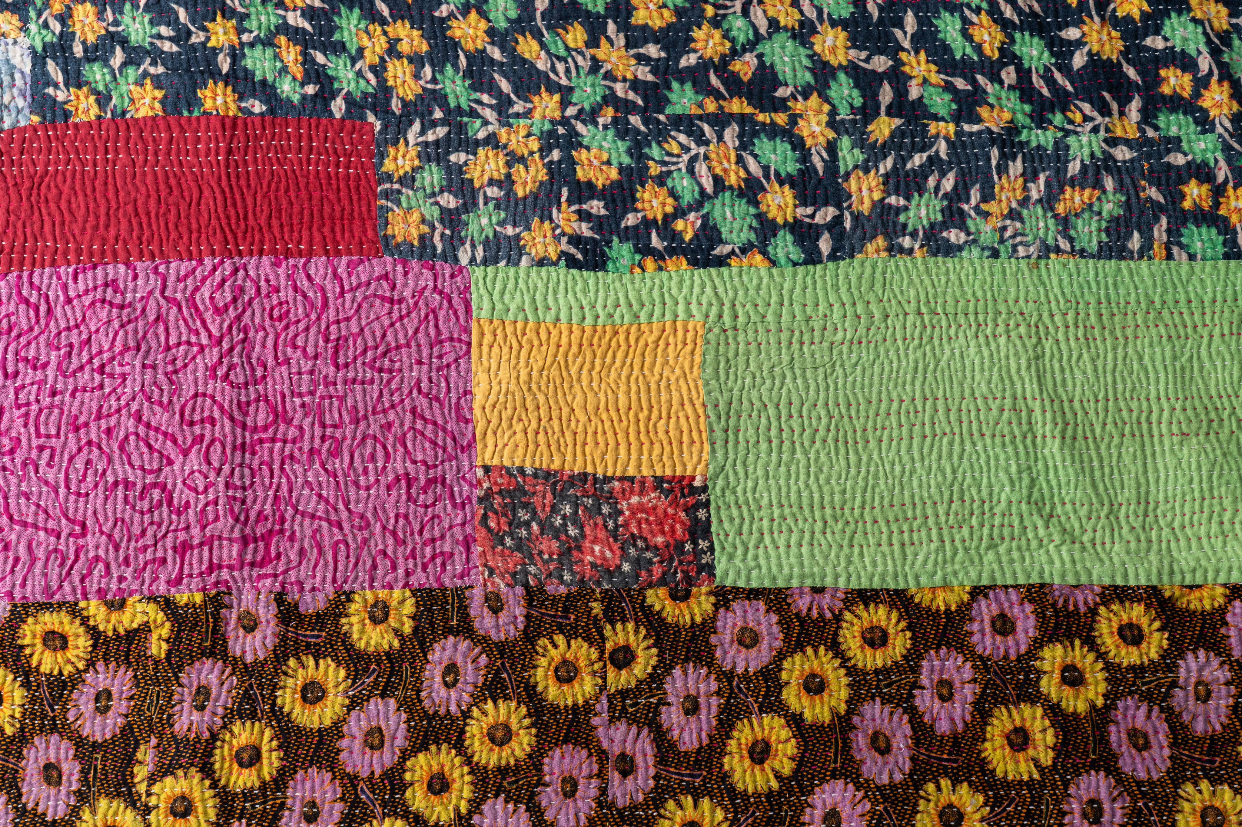 インド産 カンタキルト・ラリーキルト】ヴィンテージラグ専門店 amaleh