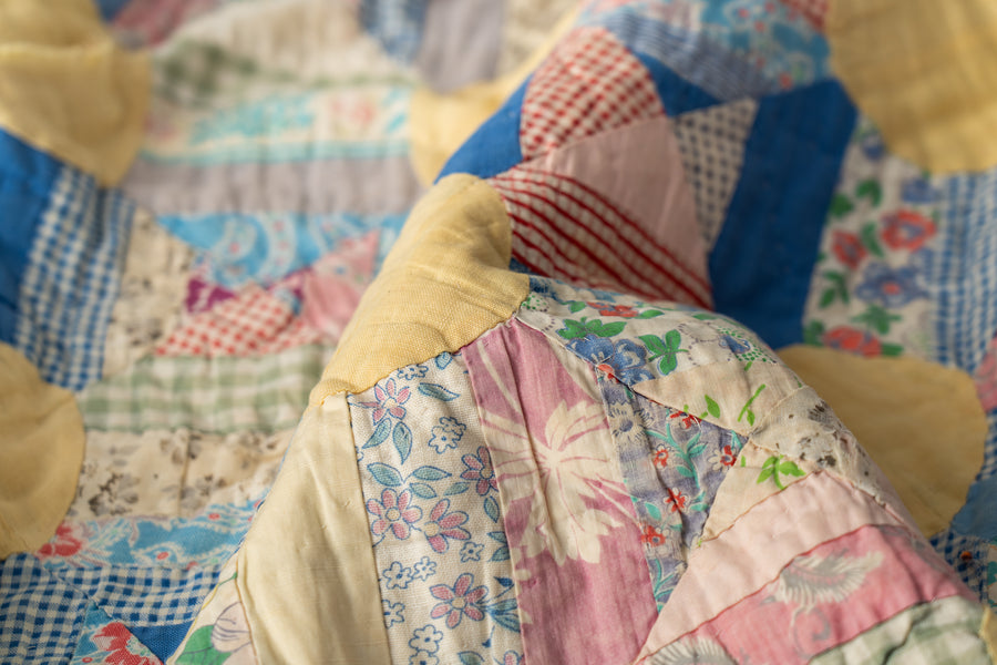 U.S.ヴィンテージ-アメリカンキルト・パッチワークキルト