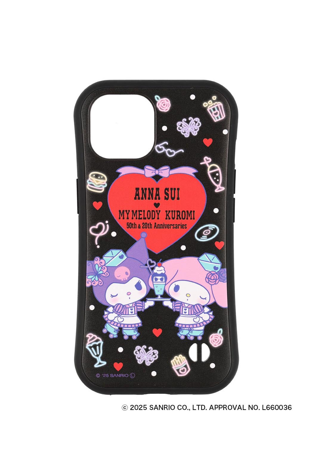 ANNA SUI × MY MELODY & KUROMI iPhone case