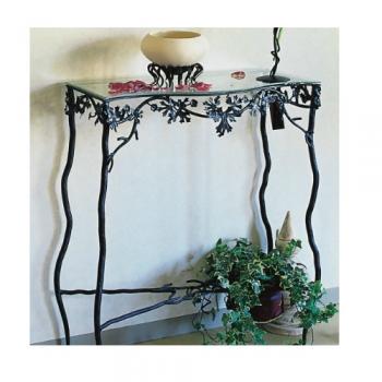 コンソールテーブル オルノ アイアン 植物モチーフ おしゃれ