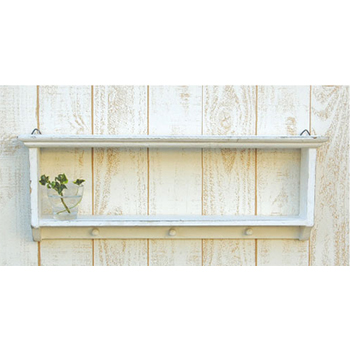 ウォールラック 木製 ディスプレイ棚 アンティーク 北欧 ナチュラル