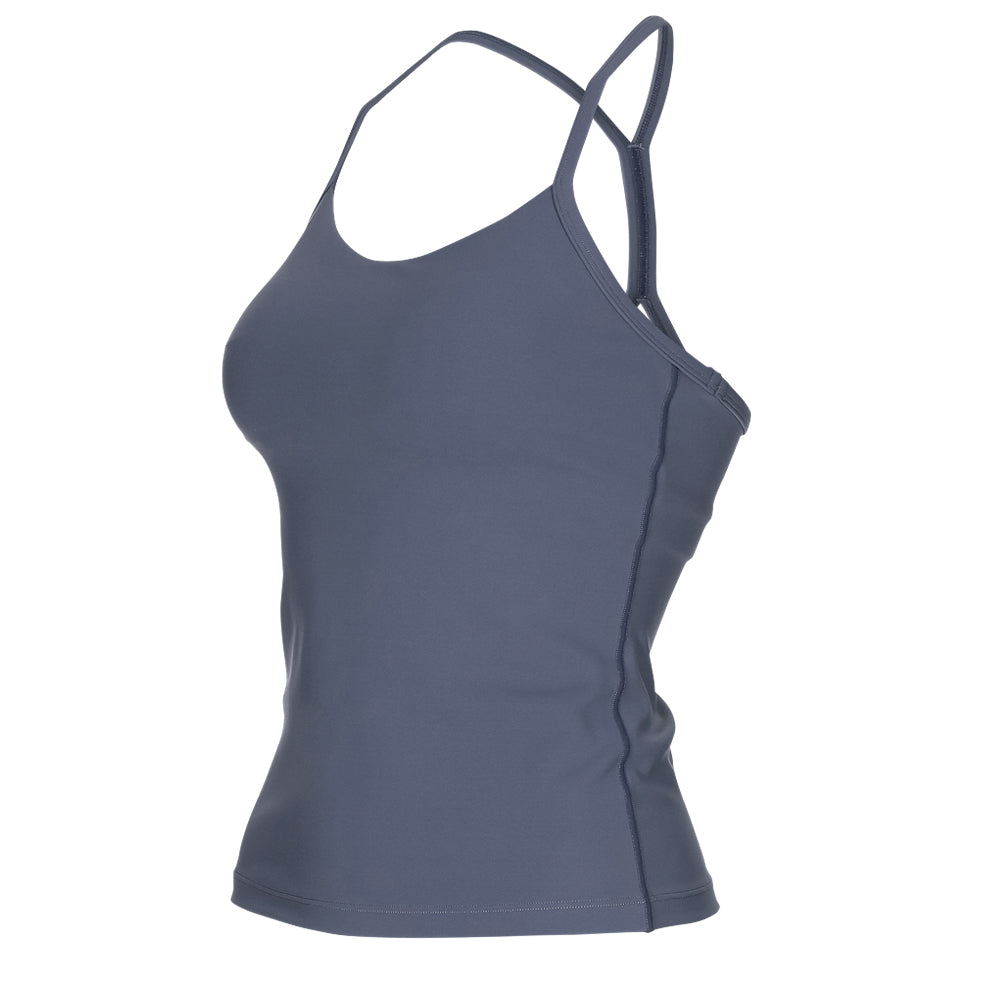 Airexpert Yバック タンクトップ スポーツブラ (パッド縫い付け