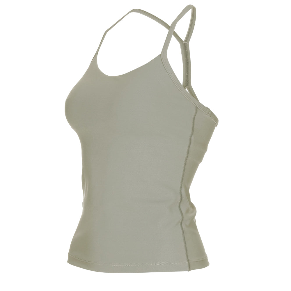 Airexpert Yバック タンクトップ スポーツブラ (パッド縫い付け