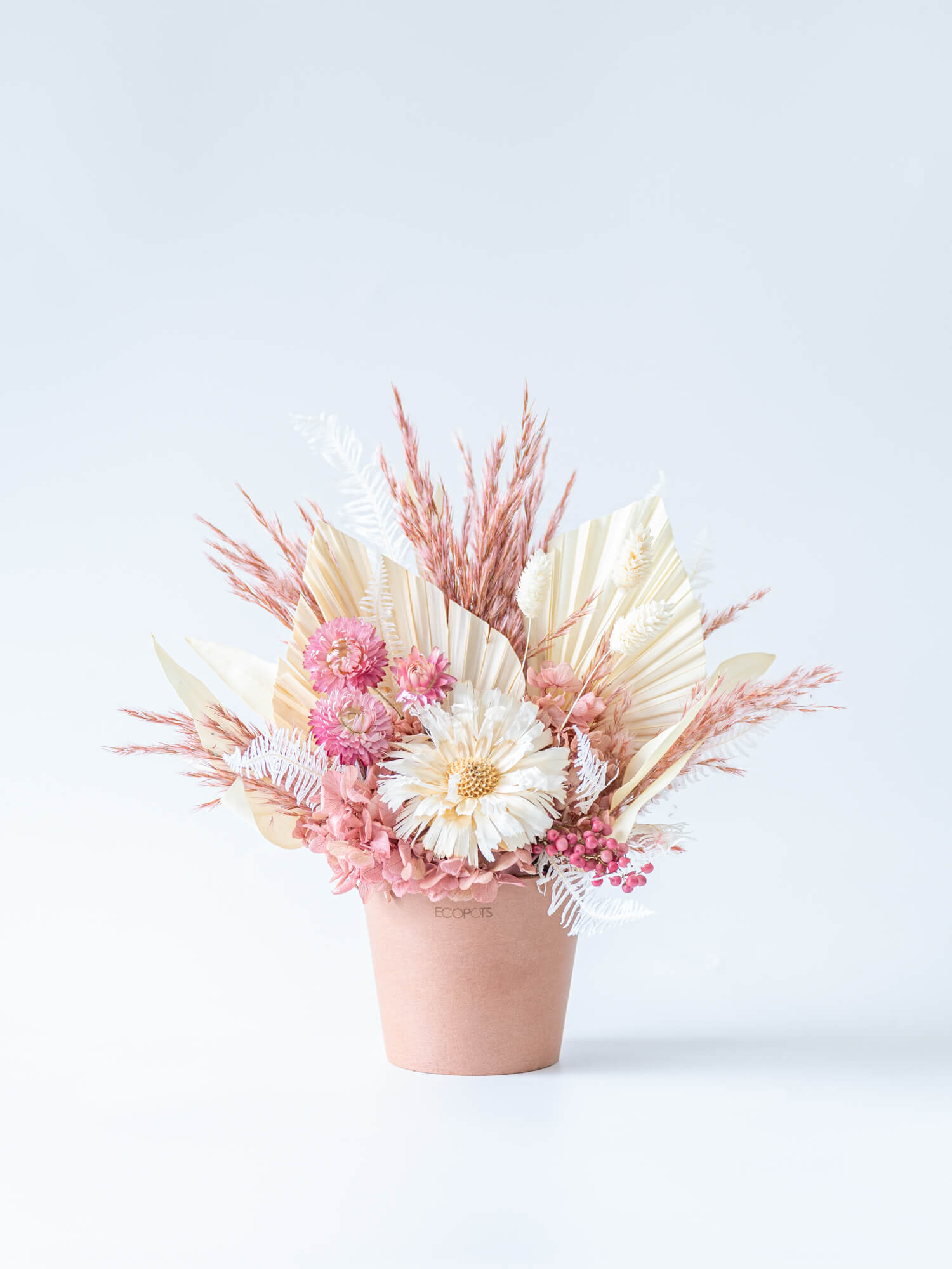 ドライフラワー器アレンジ - ピンク - | お花の通販AND PLANTS (アンド