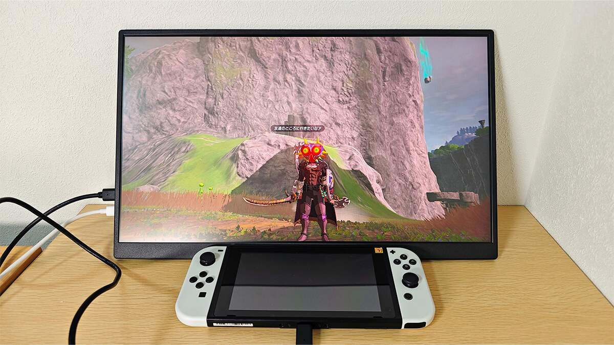 InnoView 18.5インチモバイルモニターレビュー。100Hz対応、Switch