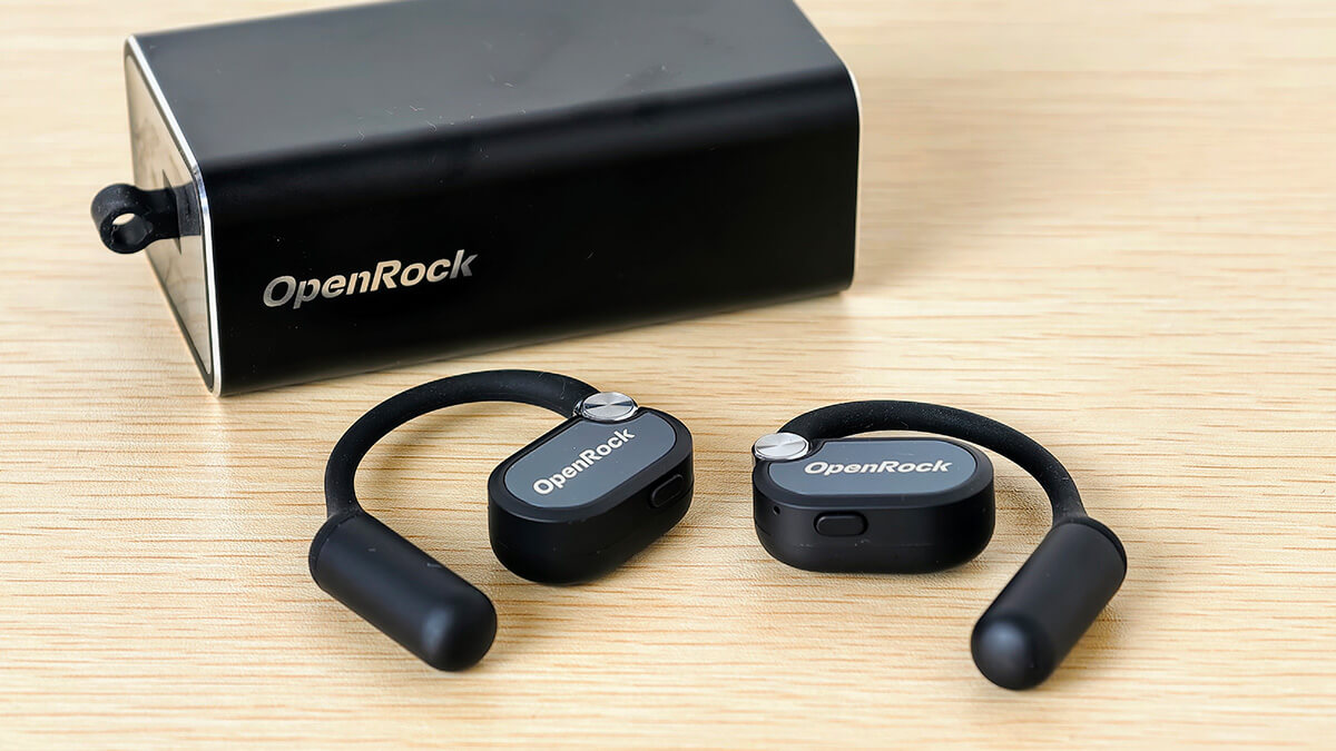 OpenRock Xレビュー - 周りの音も聞けるオープンイヤーながら低音も