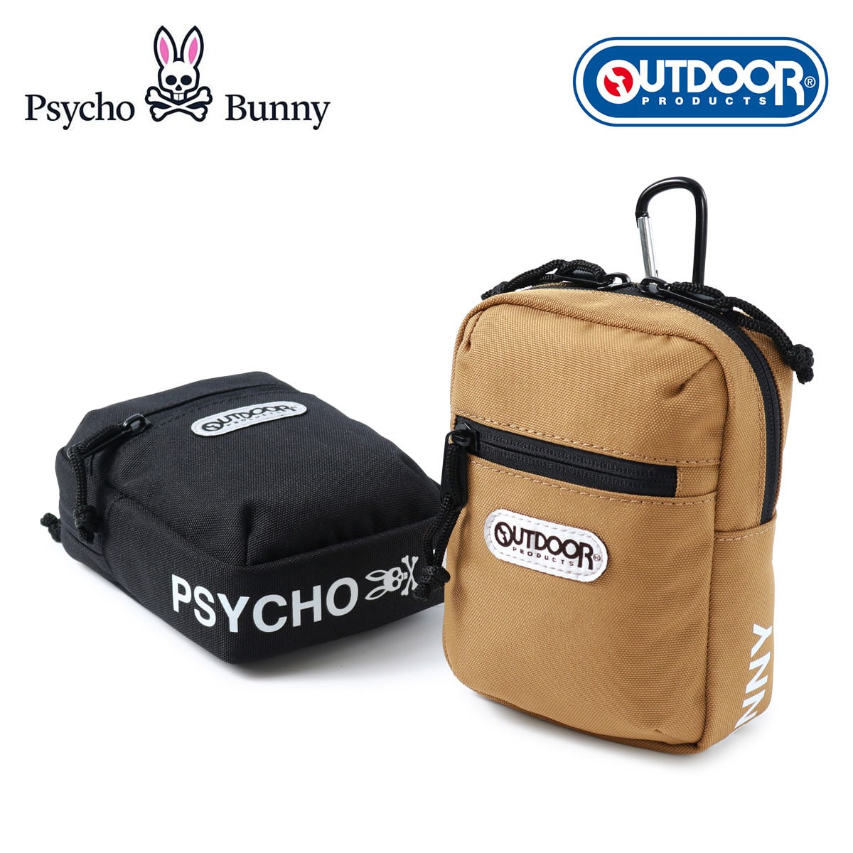 Psycho Bunny サイコバニー ゴルフ ポーチ OUTDOORコラボ PBMG2FE6