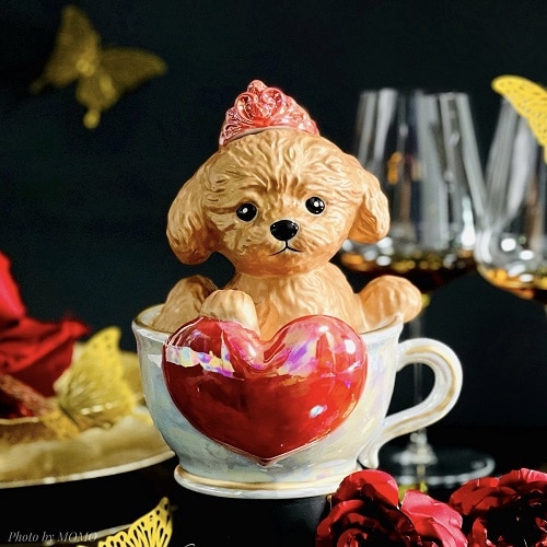 20%OFF 3/8まで】ブランデー ティーカッププードル デキャンタ マロン