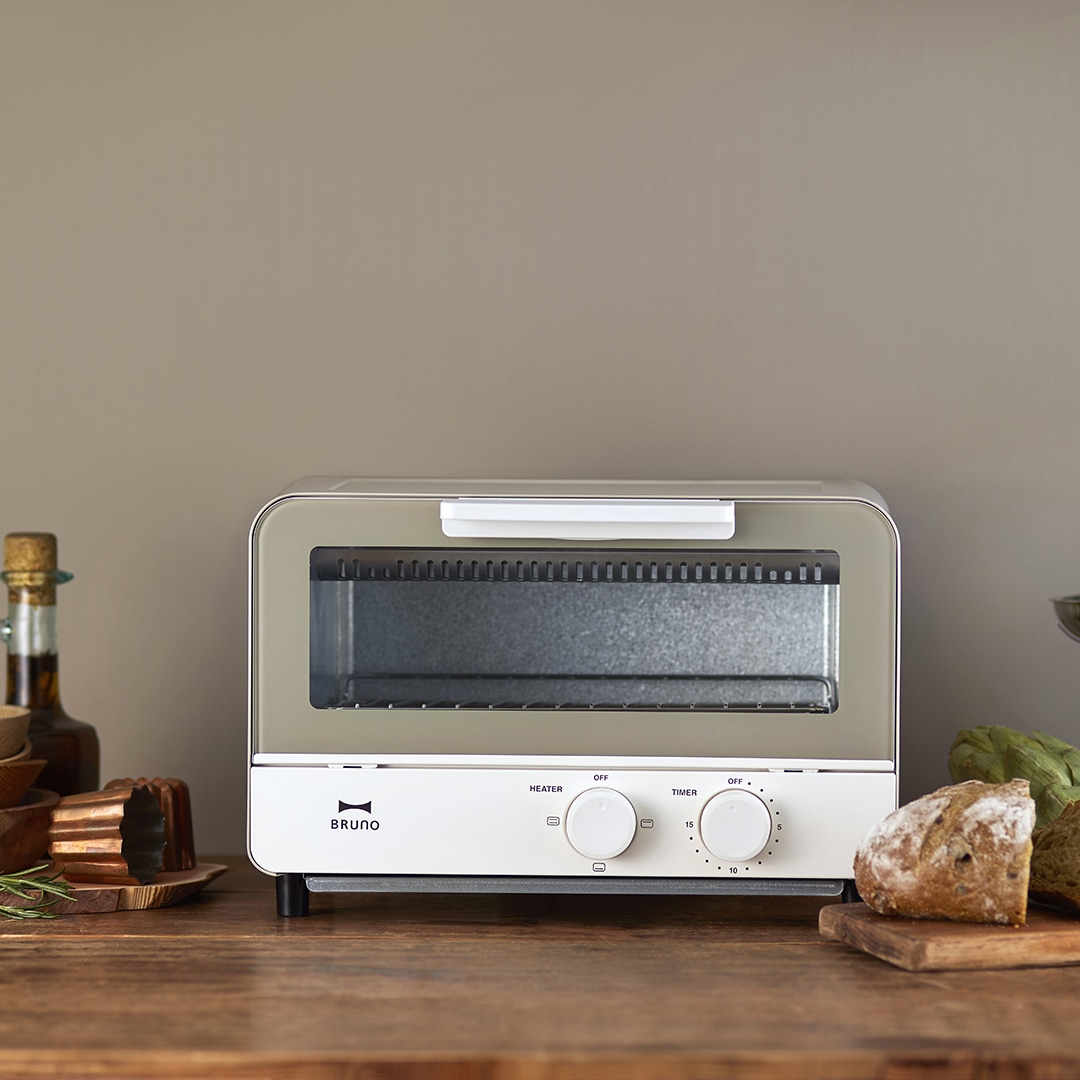 BRUNO＞オーブントースター【ウォームグレー】(ウォームグレー