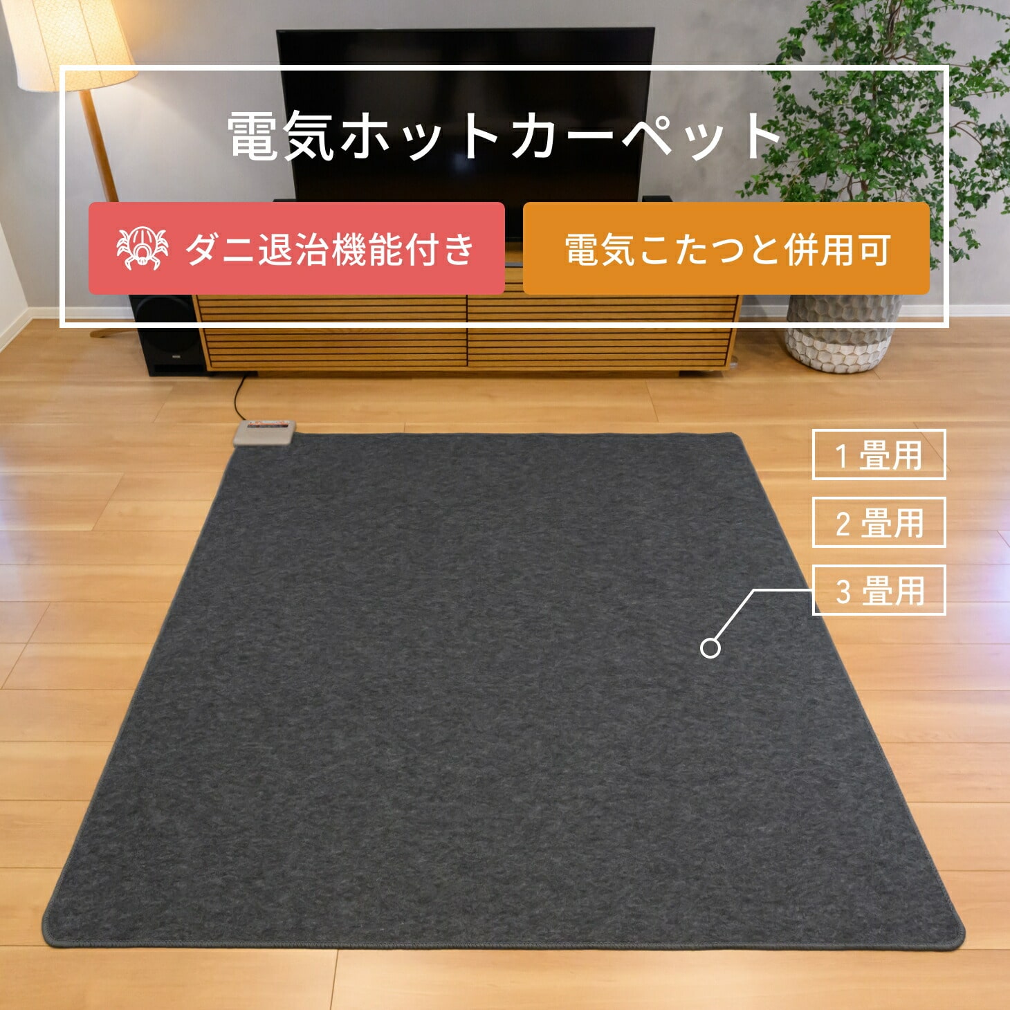 ホットカーペット本体タイプ 3畳用: アイネットマルシェ｜ANA Mall