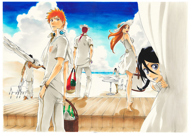 BLEACH」黒と白。そして赤…マンガアート10作品が抽選販売 「ワンピース