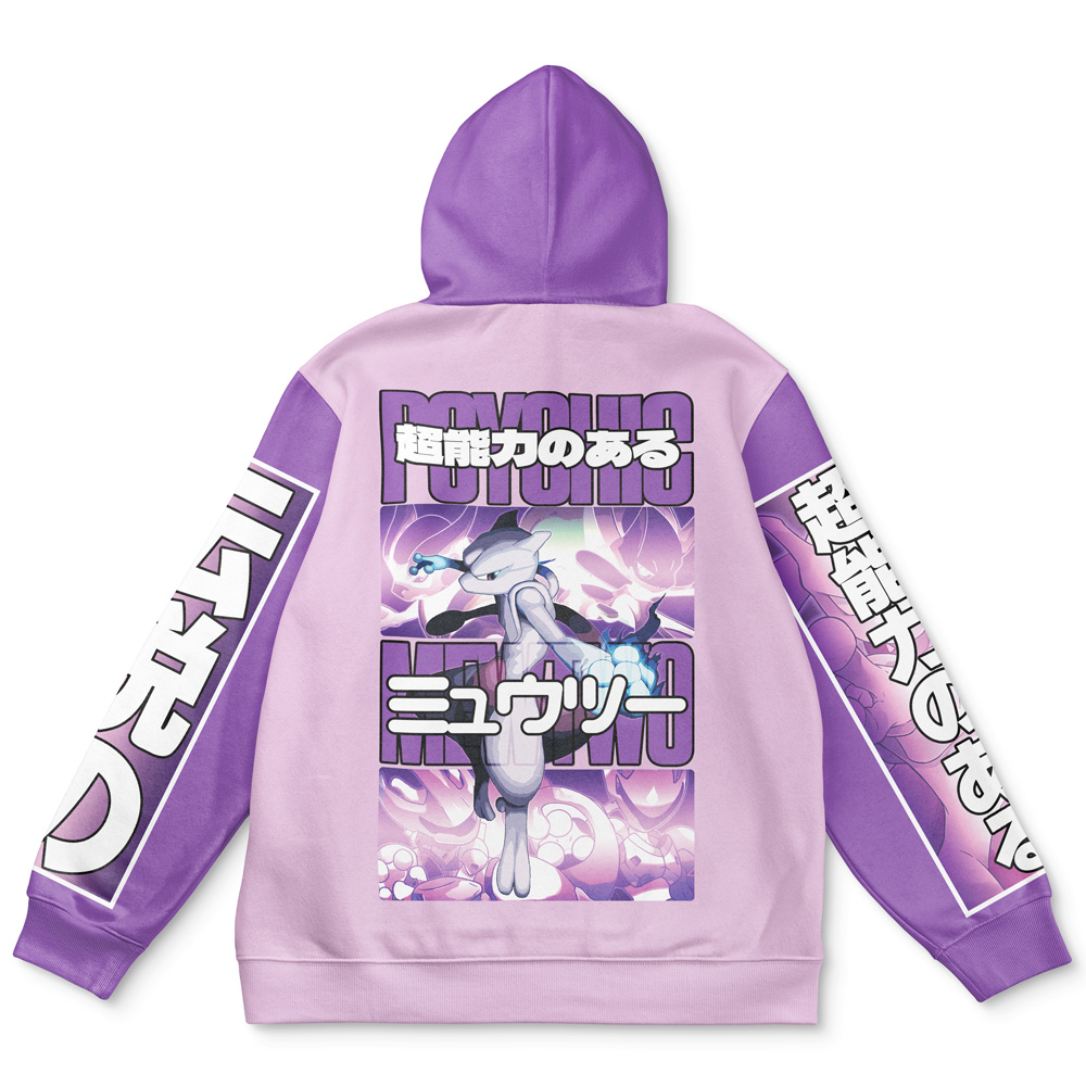 Mewtwo Pokemon Streetwear Hoodie | Anime Ape