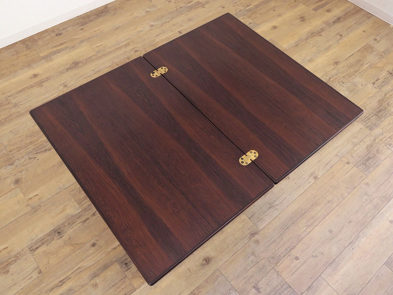 ローズウッドの木目が美しいデンマークのワゴンテーブル 1960年代の