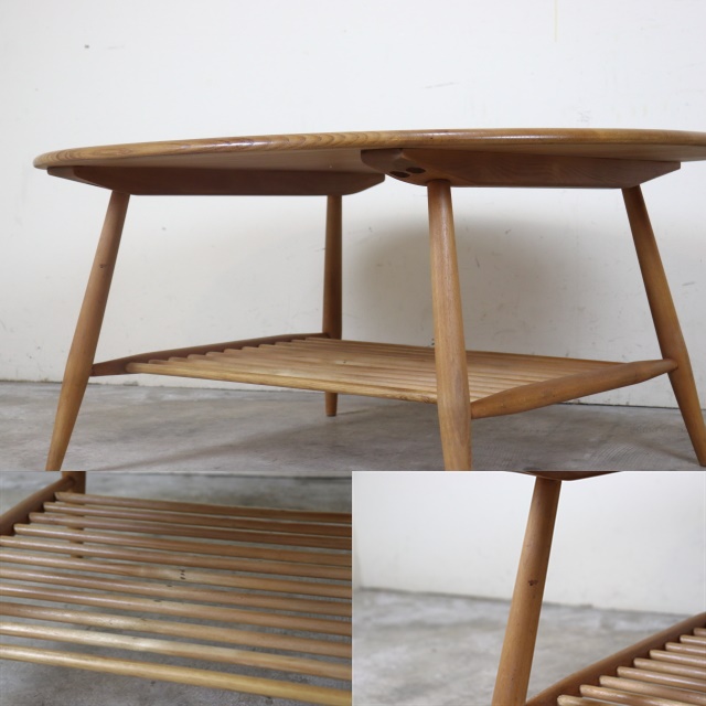 イギリス アーコール ercol ラック付コーヒーテーブル ち3-1