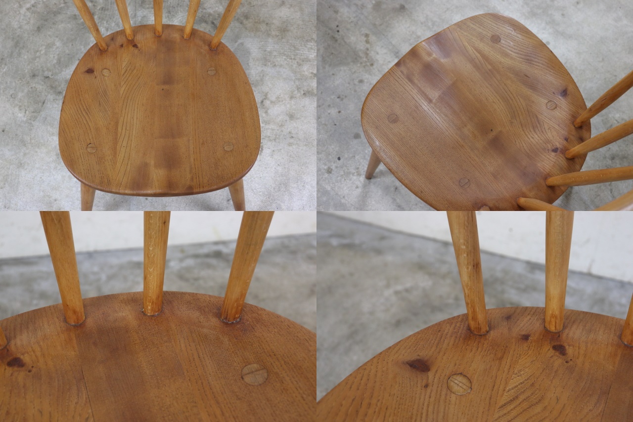 イギリス アーコール社 ercol レア ファンバックチェア ち8-2