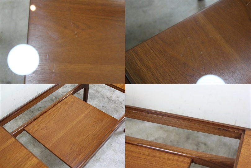 G-PLAN ジープラン ガラストップ コーヒーテーブル す63-1