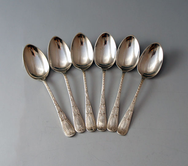 イギリス,ロンドン「ティースプーン6本セット」《アンティックかとう》