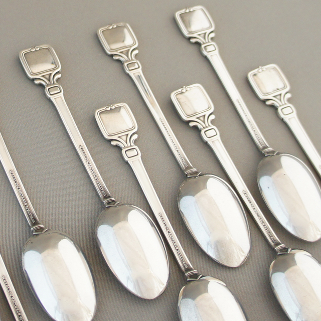 ティファニー「12星座装飾 コーヒースプーン セット」《アンティック